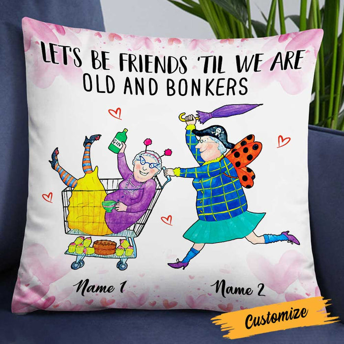 Personalized Old Friends Pillow JR58 30O23 1