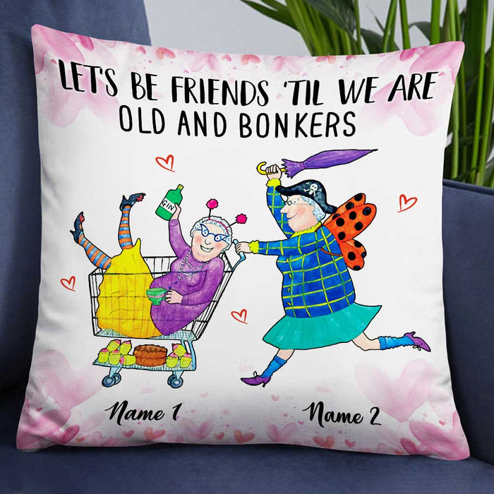 Personalized Old Friends Pillow JR58 30O23 1