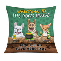 Personalized Patrick's Day Dog Pillow JR52 23O23 thumb 1