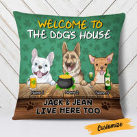 Personalized Patrick's Day Dog Pillow JR52 23O23 thumb 1