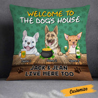 Personalized Patrick's Day Dog Pillow JR52 23O23 thumb 1