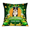 Personalized Patrick's Day Dog Photo Pillow JR53 23O23 1