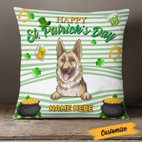 Personalized Patrick's Day Dog Pillow JR54 23O23 thumb 1