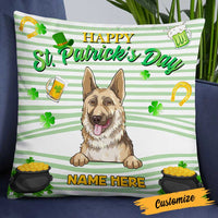 Personalized Patrick's Day Dog Pillow JR54 23O23 thumb 1