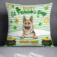 Personalized Patrick's Day Dog Pillow JR54 23O23 thumb 1