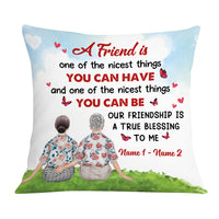 Personalized Old Friends Nicest Things Pillow JR66 95O36 thumb 1