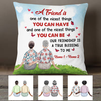 Personalized Old Friends Nicest Things Pillow JR66 95O36 thumb 1