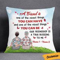 Personalized Old Friends Nicest Things Pillow JR66 95O36 thumb 1