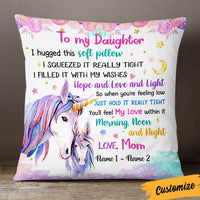 Personalized Daughter Unicorn Pillow JR62 81O36 thumb 1