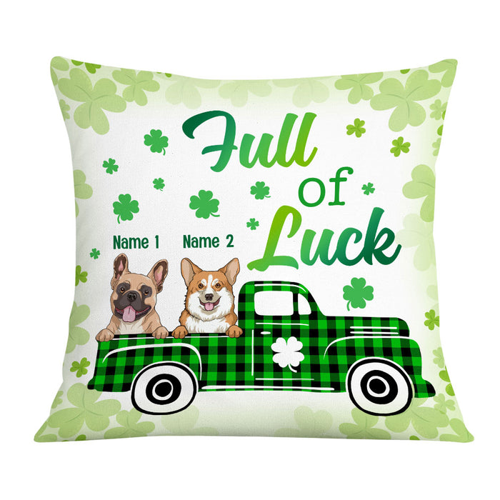 Personalized Patrick's Day Dog Pillow JR61 26O36 1