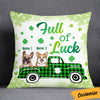 Personalized Patrick's Day Dog Pillow JR61 26O36 1