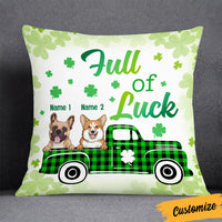 Personalized Patrick's Day Dog Pillow JR61 26O36 thumb 1