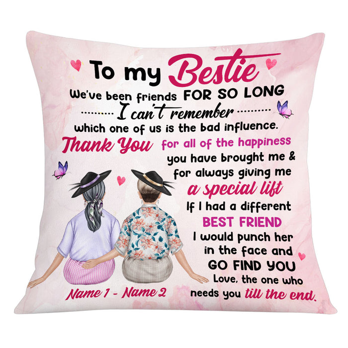 Personalized Old Friends Pillow JR63 23O53 1