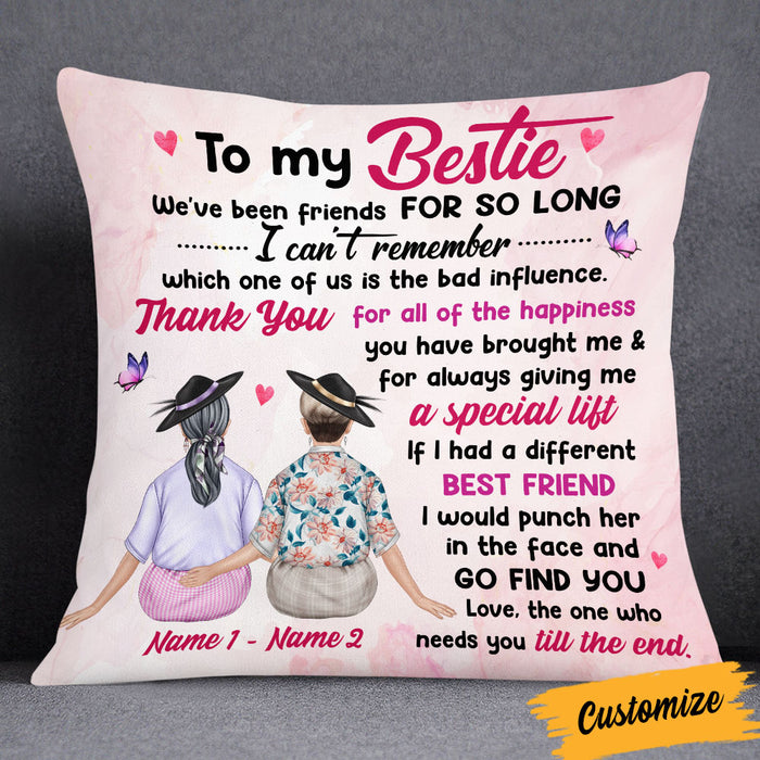 Personalized Old Friends Pillow JR63 23O53 1