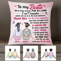 Personalized Old Friends Pillow JR63 23O53 thumb 1