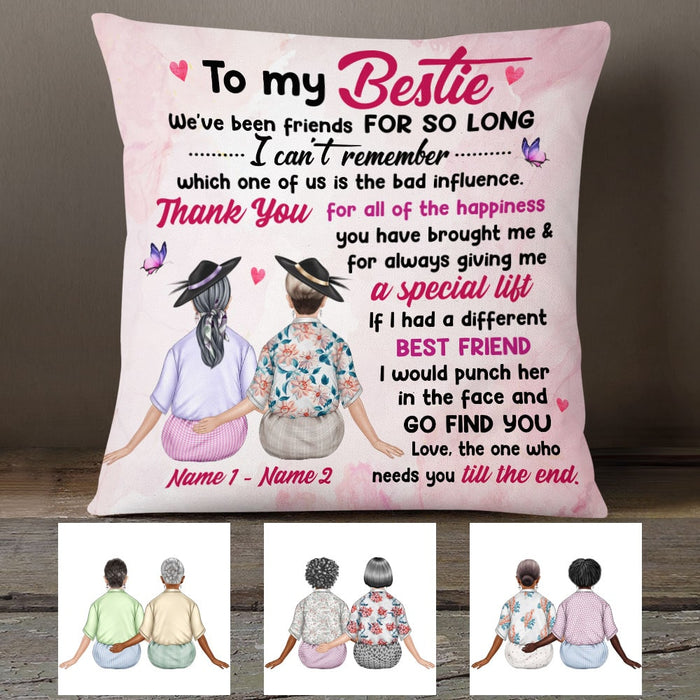 Personalized Old Friends Pillow JR63 23O53 1