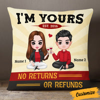 Personalized Couple Icon I Am Yours Pillow JR63 26O53 thumb 1
