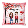 Personalized Couple Icon Pillow JR64 26O53 1