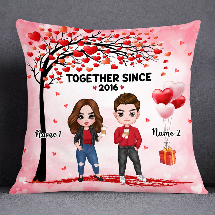 Personalized Couple Icon Pillow JR64 26O53 1