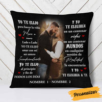 Personalized Spanish Couple Photo Pillow JR61 23O58 thumb 1