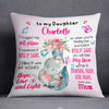 Personalized Daughter Elephant Pillow JR64 24O66 1