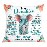 Personalized Grandma Granddaughter Mom Daughter Pillow JR66 24O53 thumb 1