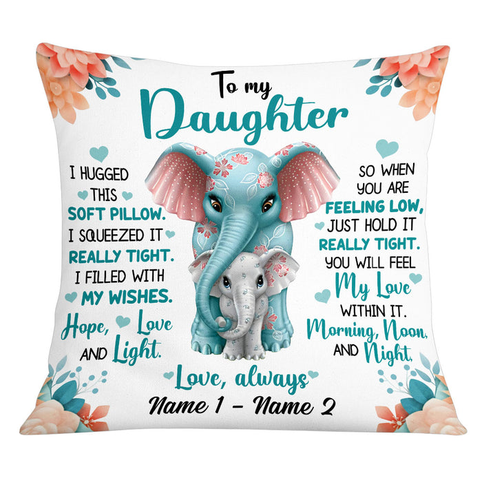 Personalized Grandma Granddaughter Mom Daughter Pillow JR66 24O53 1