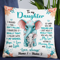 Personalized Grandma Granddaughter Mom Daughter Pillow JR66 24O53 thumb 1