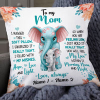 Personalized Grandma Granddaughter Mom Daughter Pillow JR66 24O53 thumb 1
