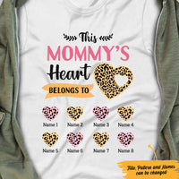 Personalized Mom Grandma Heart Belong To T Shirt MR42 95O47 thumb 1
