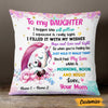 Personalized Unicorn Daughter Pillow JR61 24O47 1