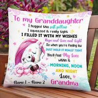 Personalized Unicorn Daughter Pillow JR61 24O47 thumb 1