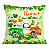 Personalized Patrick's Day Mom Grandma Nana Grandkids Pillow JR67 24O34 thumb 1