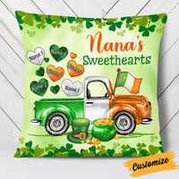 Personalized Patrick's Day Mom Grandma Nana Grandkids Pillow JR67 24O34 thumb 1
