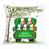 Personalized Patrick's Day Grandma Lucky Charm Pillow JR68 24O34 thumb 1