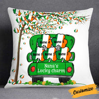 Personalized Patrick's Day Grandma Lucky Charm Pillow JR68 24O34 thumb 1