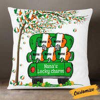 Personalized Patrick's Day Grandma Lucky Charm Pillow JR68 24O34 thumb 1