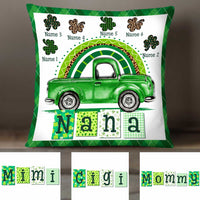 Personalized Patrick's Day Mom Grandma Pillow JR67 95O34 thumb 1