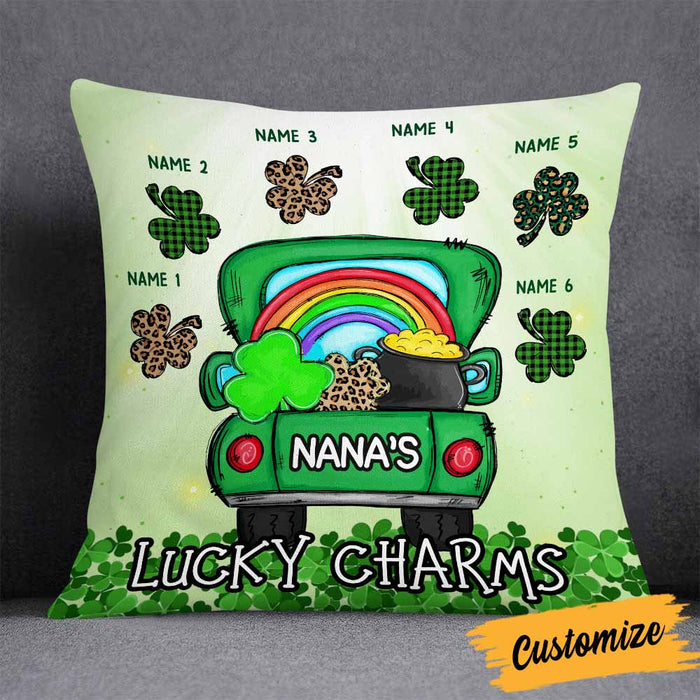 Personalized Patrick's Day Mom Grandma Pillow JR68 95O58 1
