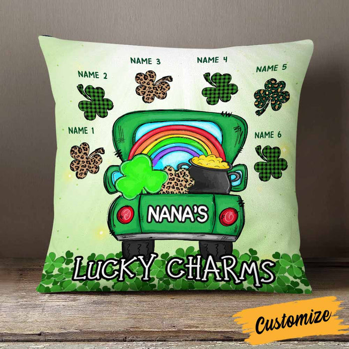 Personalized Patrick's Day Mom Grandma Pillow JR68 95O58 1