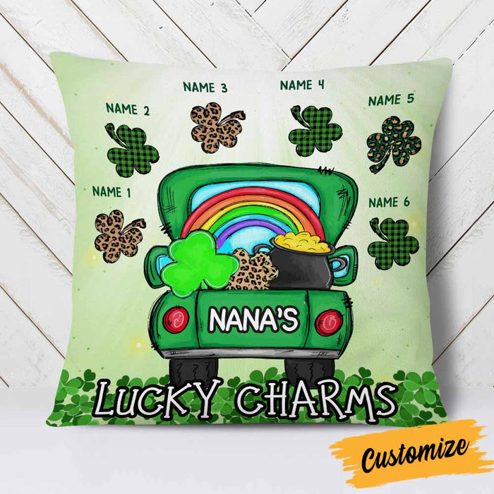 Personalized Patrick's Day Mom Grandma Pillow JR68 95O58 1