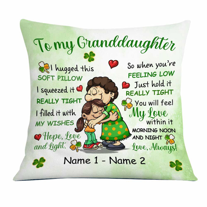 Personalized Patrick's Day Grandma Pillow JR69 24O23 1