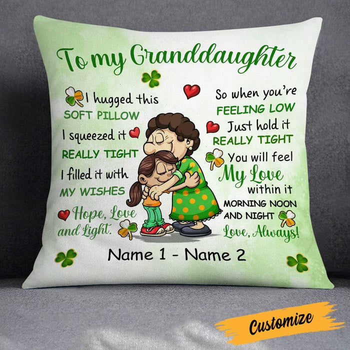 Personalized Patrick's Day Grandma Pillow JR69 24O23 1