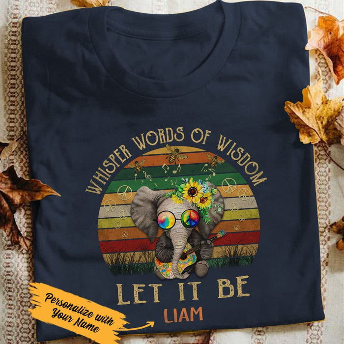 Personalized Hippie Elephant T Shirt JN184 67O47 1
