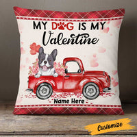 Personalized Dog Valentine Pillow JR611 24O23 thumb 1