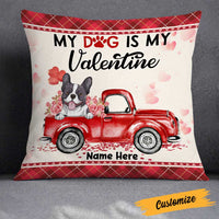 Personalized Dog Valentine Pillow JR611 24O23 thumb 1