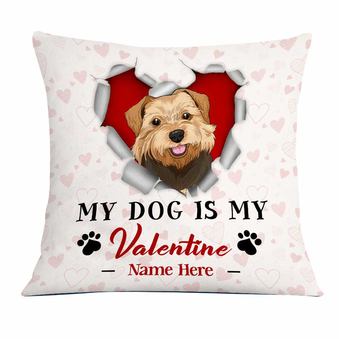 Personalized Dog Valentine Pillow JR65 26O23 1