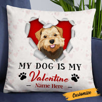 Personalized Dog Valentine Pillow JR65 26O23 thumb 1