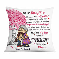 Personalized Mom Grandma Granddaughter Grandkid Pillow JR62 30O58 thumb 1