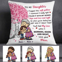 Personalized Mom Grandma Granddaughter Grandkid Pillow JR62 30O58 thumb 1
